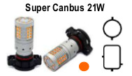 LED PY24W AMBER SUPER CANBUS 12V 30W (2 PZ)